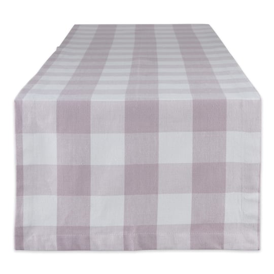 DII® 72" Buffalo Check Table Runner in Dusty Lilac/White | 14" x 72" | Michaels®